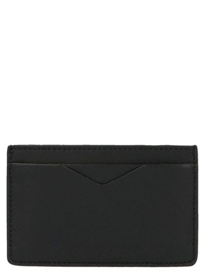 Shop Alexander Mcqueen Men's Black Leather Wallet