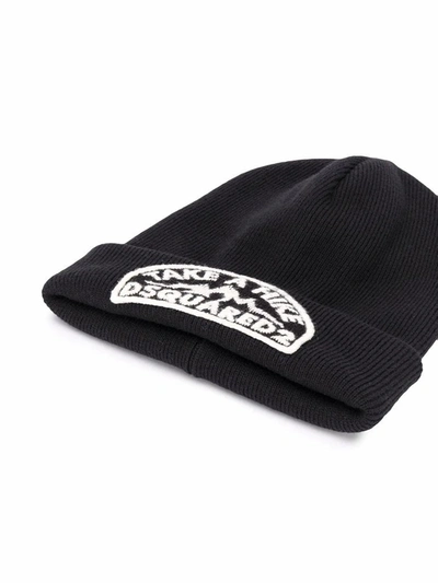 Shop Dsquared2 Men's Black Wool Hat