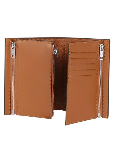 Shop Maison Margiela Men's Brown Leather Wallet