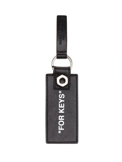 Shop Off-white Men's Black Other Materials Key Chain