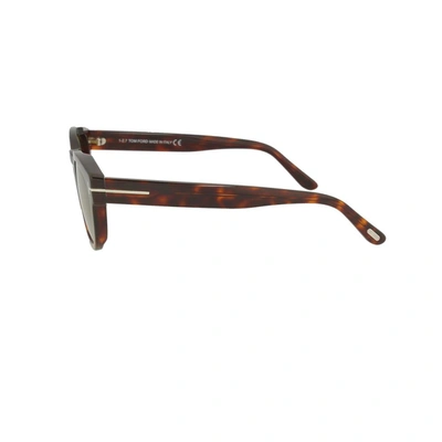 Shop Tom Ford Men's Brown Acetate Sunglasses