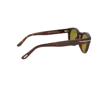 Shop Tom Ford Men's Brown Acetate Sunglasses