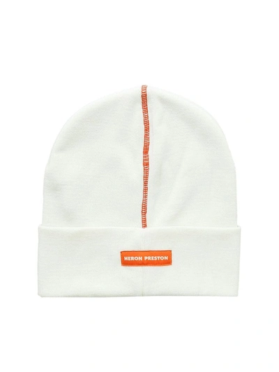 Shop Heron Preston Men's White Acrylic Hat