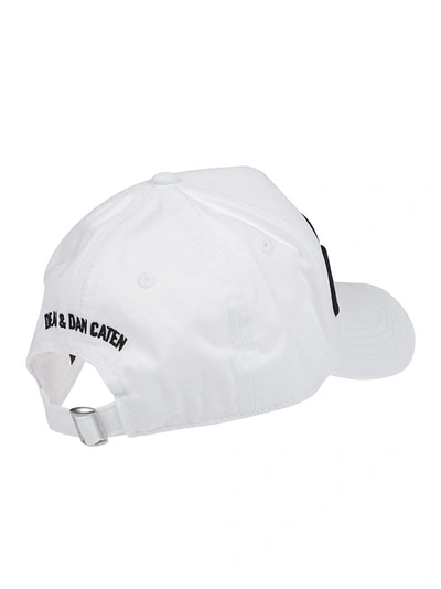 Shop Dsquared2 Men's White Cotton Hat