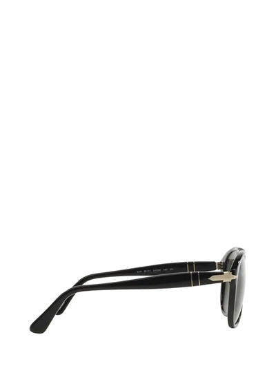 Persol Steve Mcqueen Pilot Frame Sunglasses In Black