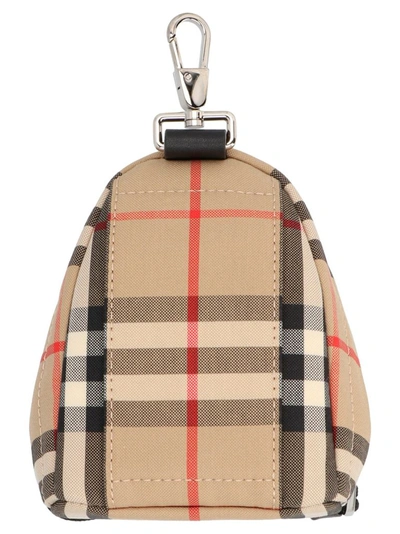 Shop Burberry Beige Key Chain