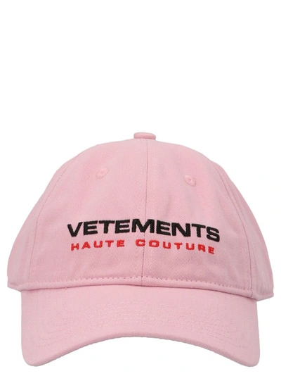 Shop Vetements Men's Pink Other Materials Hat