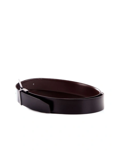 Shop Calvin Klein Men's Black Leather Belt
