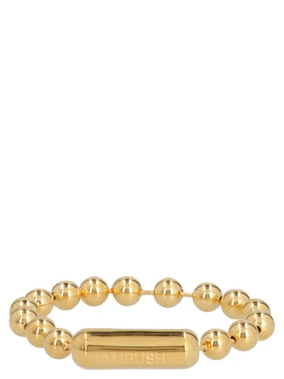 Shop Ambush Men's Gold Metal Bracelet