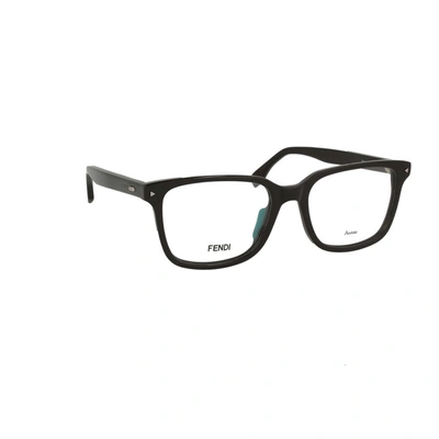 Shop Fendi Men's Black Acetate Glasses
