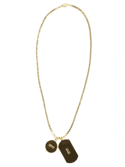 Shop Versace Men's Gold Metal Necklace