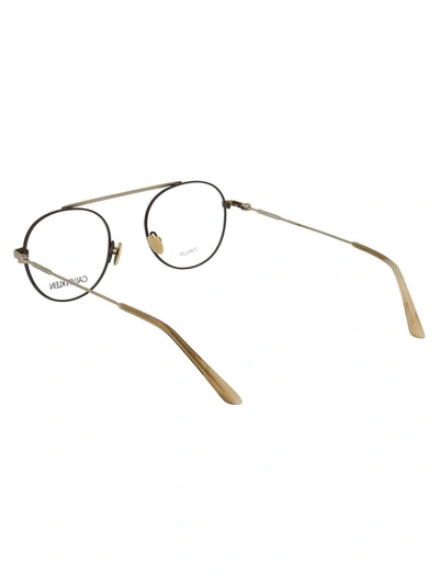 Shop Calvin Klein Men's Gold Metal Glasses
