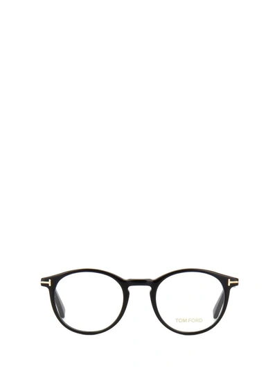 Shop Tom Ford Men's Black Acetate Glasses