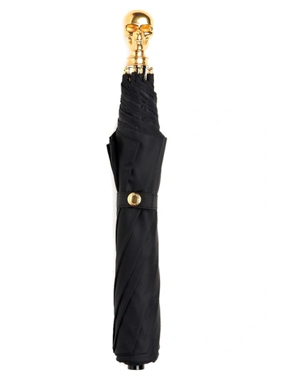 Shop Alexander Mcqueen Men's Black Synthetic Fibers Umbrella