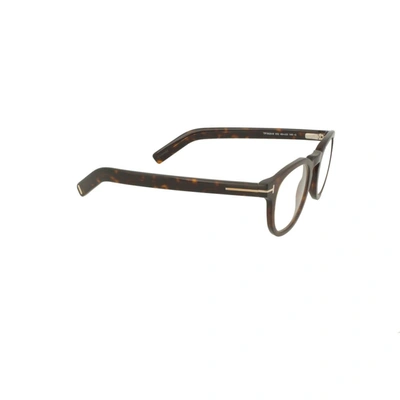 Shop Tom Ford Men's Brown Acetate Glasses