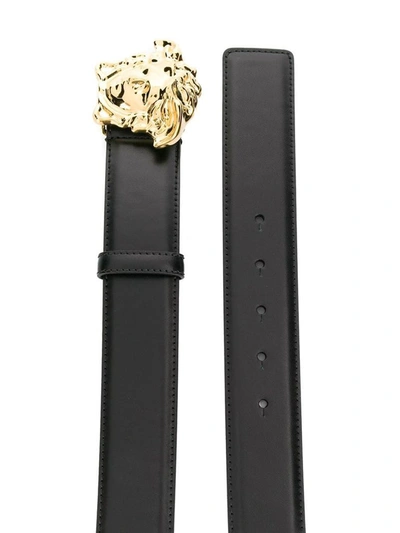 Shop Versace Men's Black Leather Belt