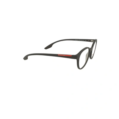 Shop Prada Men's Black Acetate Glasses