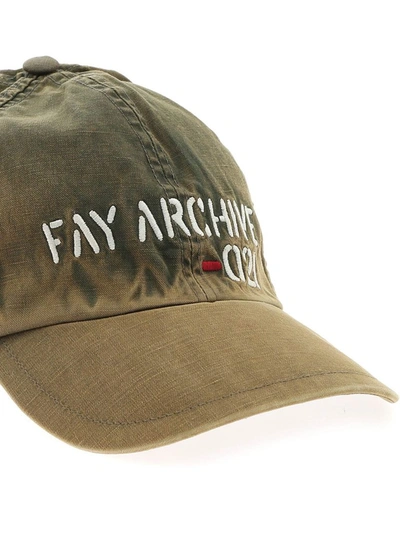 Shop Fay Men's Green Other Materials Hat