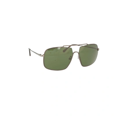 Shop Tom Ford Men's Grey Metal Sunglasses