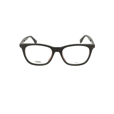 Shop Fendi Men's Black Acetate Glasses