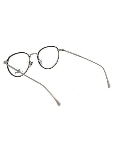 Shop Lacoste Men's Black Metal Glasses