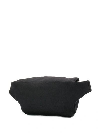 Shop Saint Laurent Men's Black Synthetic Fibers Belt Bag