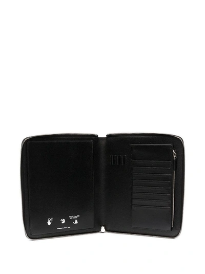 Shop Off-white Men's Black Leather Pouch