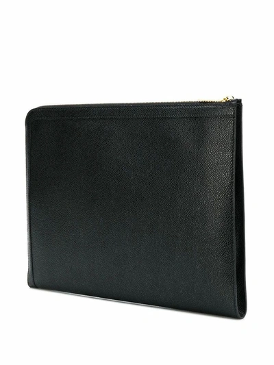 Shop Thom Browne Men's Black Other Materials Wallet