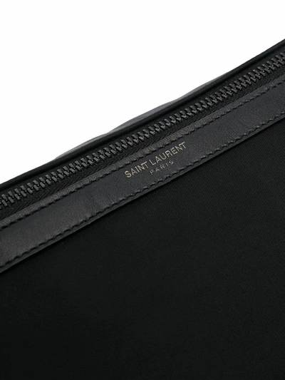 Shop Saint Laurent Men's Black Polyamide Belt Bag