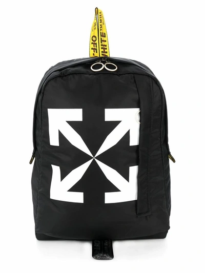 Shop Off-white Men's Black Polyester Backpack