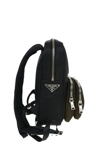 Shop Prada Men's Black Nylon Backpack