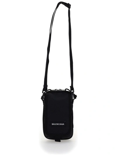 Shop Balenciaga Men's Black Other Materials Messenger Bag