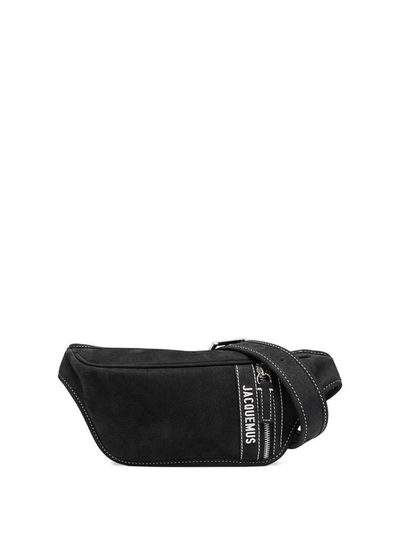 Shop Jacquemus Black Belt Bag