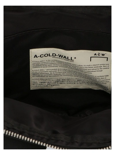 Shop A-cold-wall* Men's Black Polyester Shoulder Bag