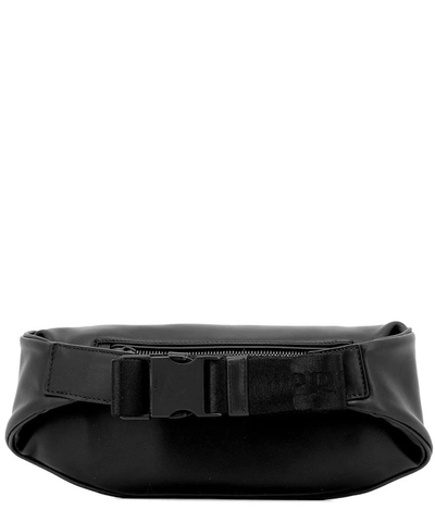 Shop Prada Men's Black Leather Travel Bag