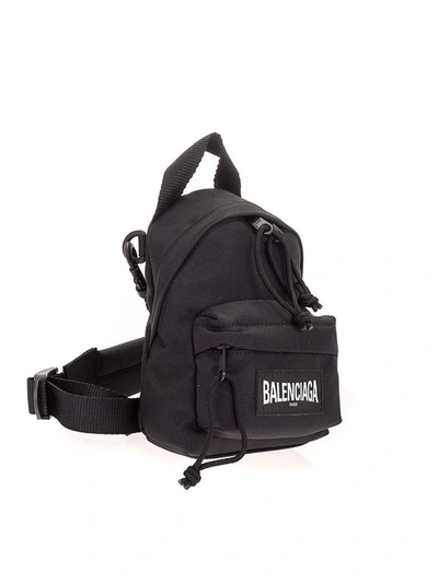 Shop Balenciaga Men's Black Other Materials Backpack