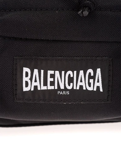 Shop Balenciaga Men's Black Other Materials Backpack