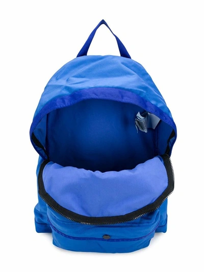 Shop Stone Island Men's Blue Polyester Backpack