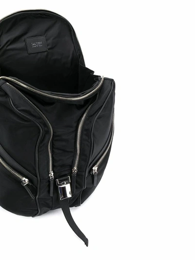 Shop Lanvin Men's Black Polyamide Backpack