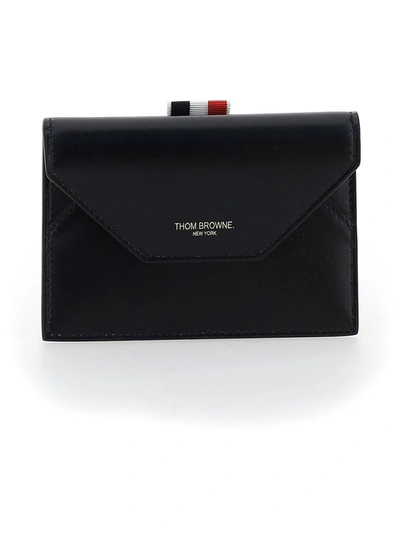 Shop Thom Browne Men's Black Other Materials Wallet