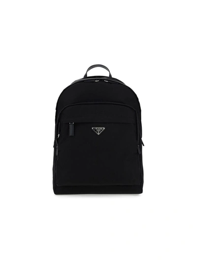 Shop Prada Men's Black Other Materials Backpack