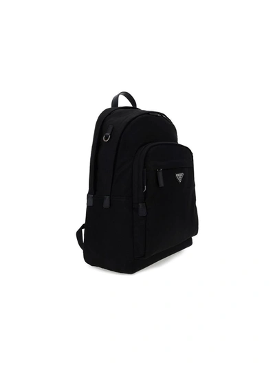Shop Prada Men's Black Other Materials Backpack