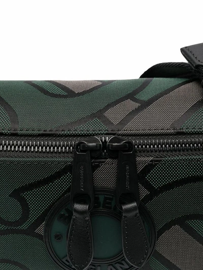 Shop Burberry Men's Green Polyester Belt Bag