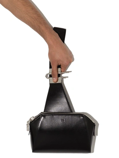 Shop Givenchy Men's Black Leather Belt Bag