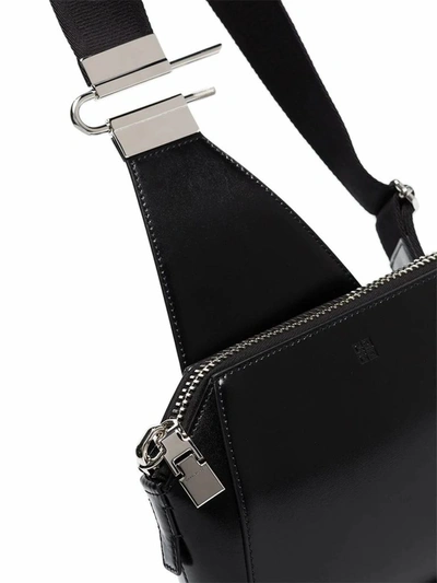 Shop Givenchy Men's Black Leather Belt Bag