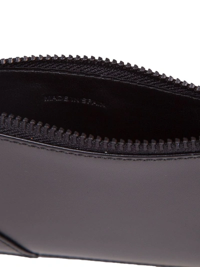 Shop Comme Des Garçons Men's Black Leather Pouch