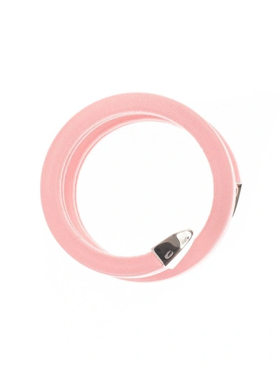 Shop Bottega Veneta Women's Pink Other Materials Bracelet
