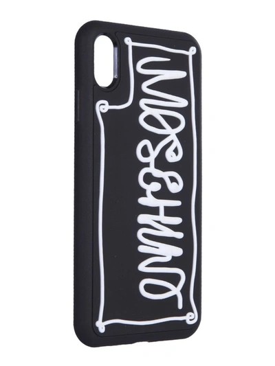 Shop Moschino Women's Black Polyurethane Cover