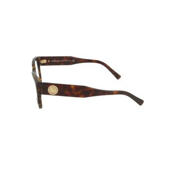 Shop Versace Women's Brown Acetate Glasses