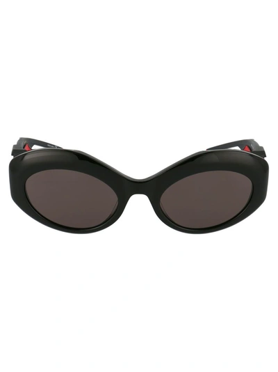 Shop Balenciaga Women's Black Acetate Sunglasses